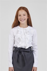 Блуза с рюшами