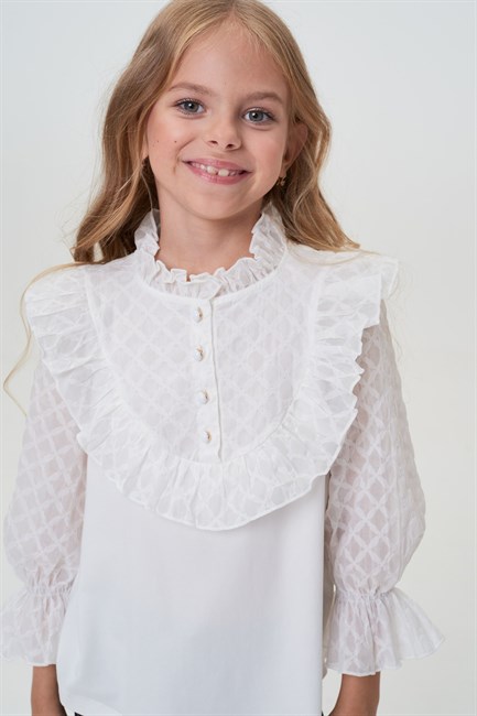 Блузка с рюшами - фото 16855