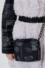 Пальто из искусственного меха с сумочкой - фото 16990
