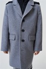 Пальто на синтепоне с капюшоном - фото 17011